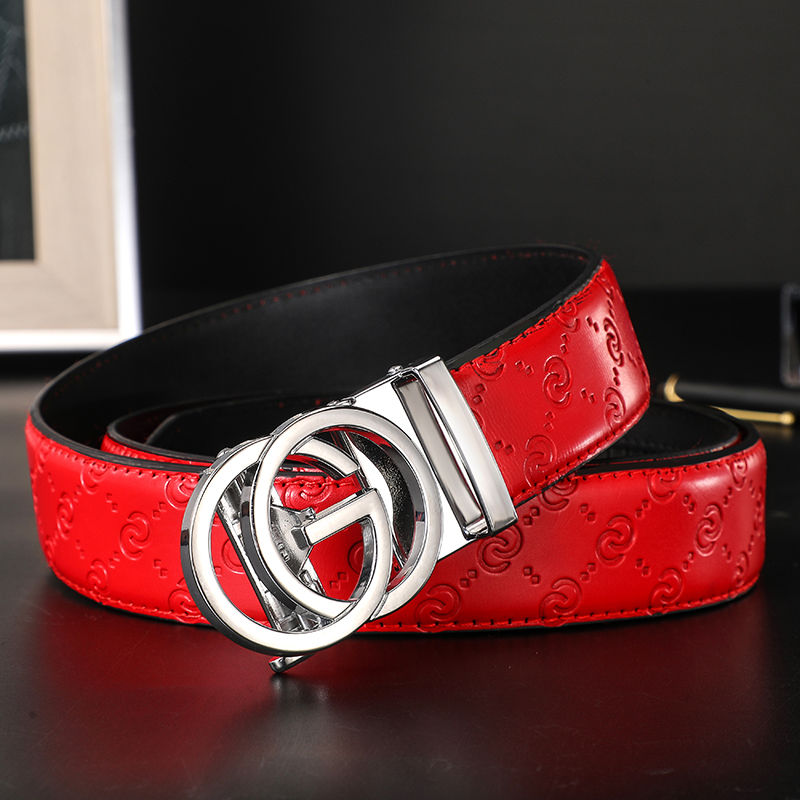 Thumbnail: Premium Split Leather Belt – Classic Formal Style
