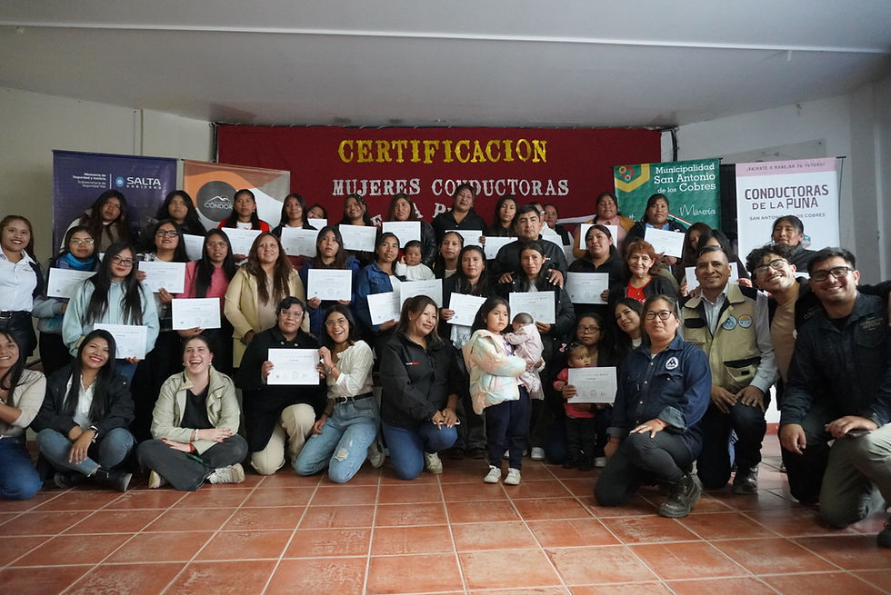 Más de 60 personas se certificaron en programas de formación de Fundación Cóndor en la Puna salteña