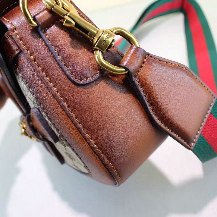 Thumbnail: GUCCI Leather Shoulder Mini Bag