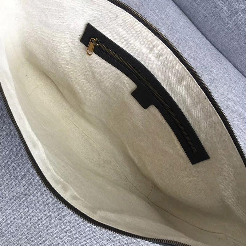 Thumbnail: GUCCI GG Half-Moon Hobo Leather Bag