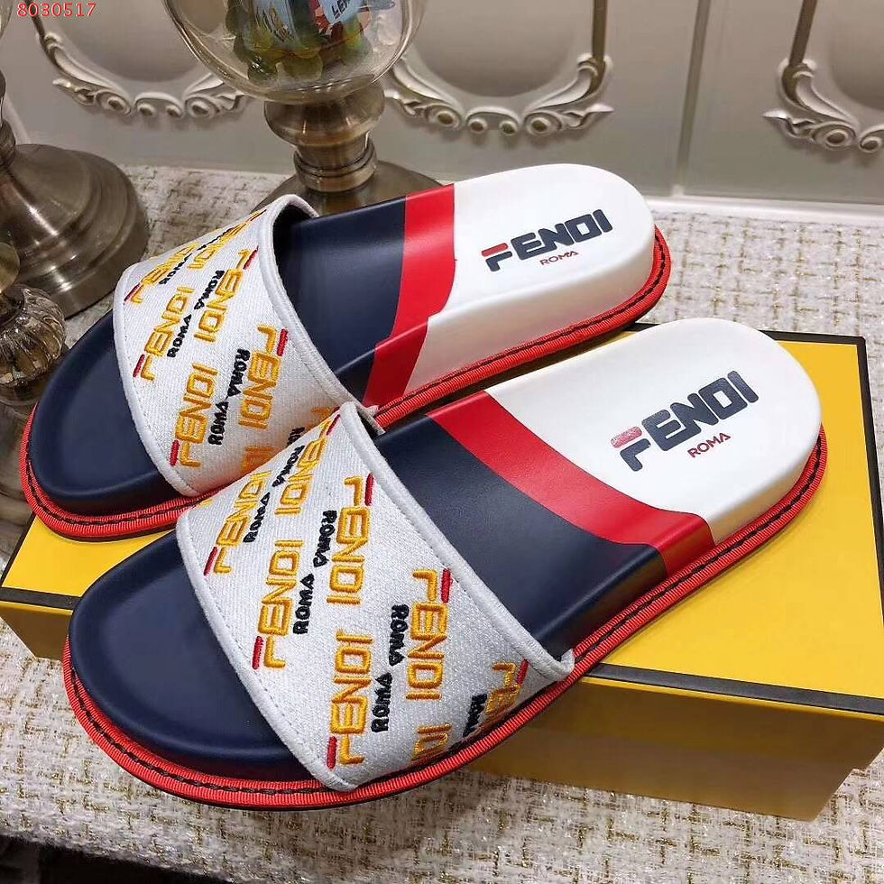 Thumbnail: FENDI Leather Slippers