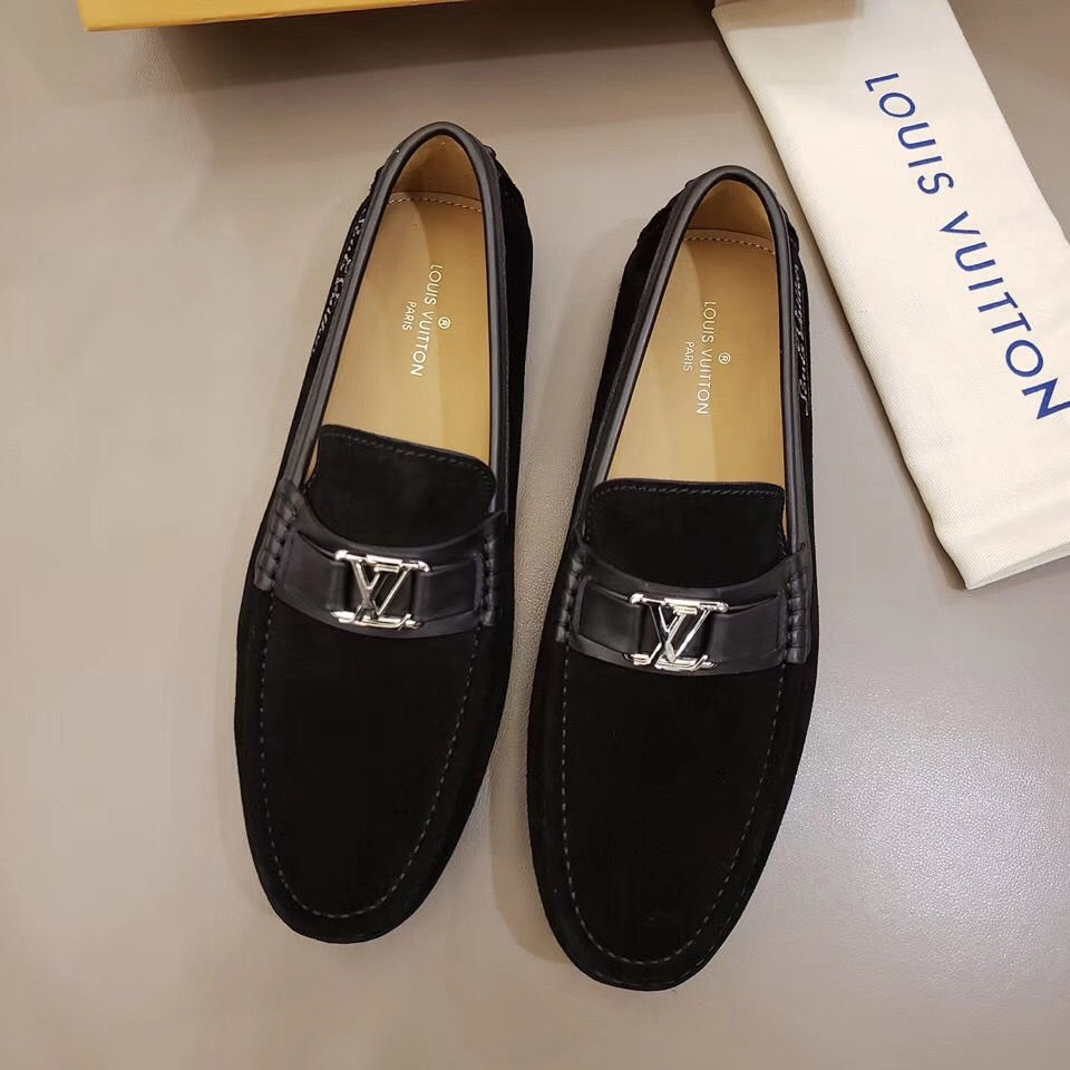Thumbnail: LOUIS VUITTON Loafer Men's Leather Shoes