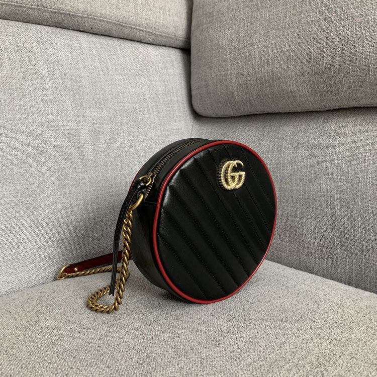 Thumbnail: GUCCI GG Marmont Mini Round Bag