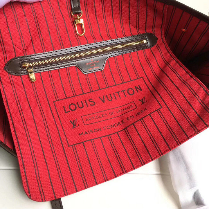 Thumbnail: LOUIS VUITTON Damier Ebene Neverfull MM