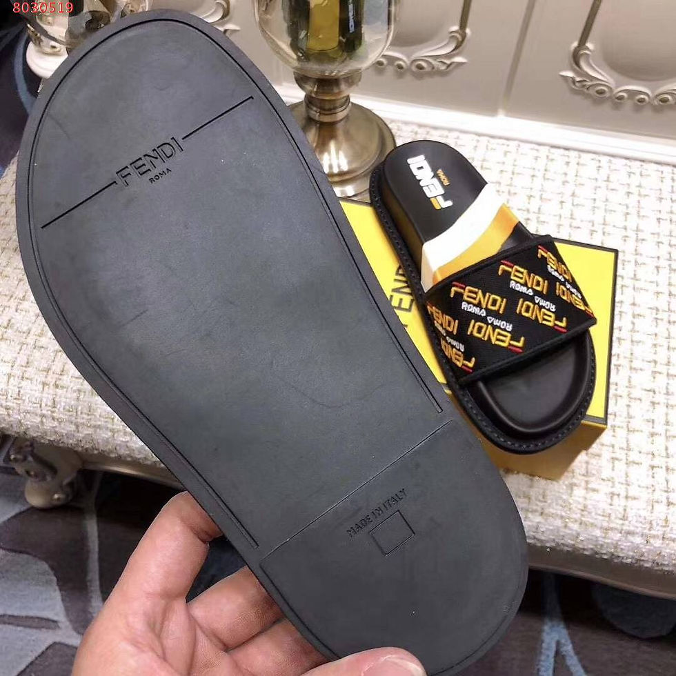 Thumbnail: FENDI Leather Slippers