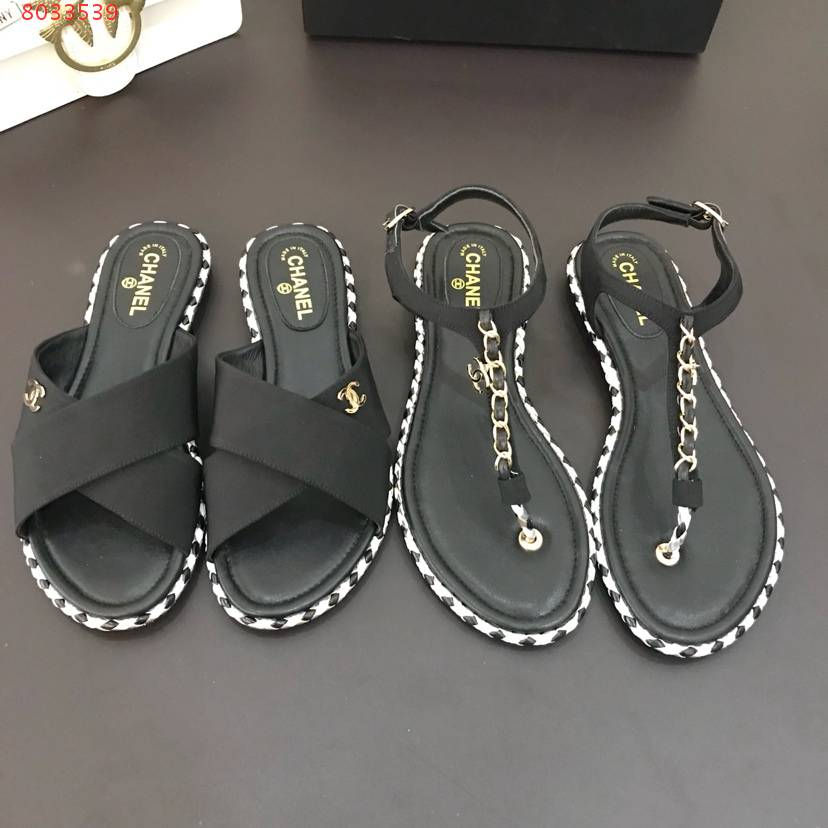 Thumbnail: CHANEL Leather Sandal