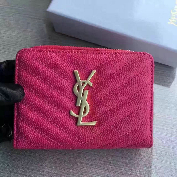 Thumbnail: YSL Strap Classic Leather Wallet