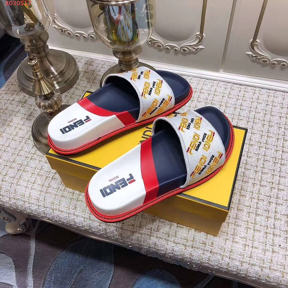 Thumbnail: FENDI Leather Slippers