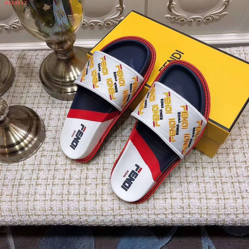 Thumbnail: FENDI Leather Slippers