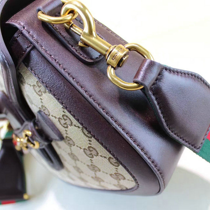 Miniatura: GUCCI Leather Shoulder Mini Bag