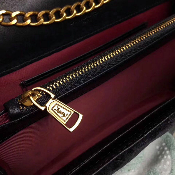 Thumbnail: YSL Strap Classic Suede Leather Bag