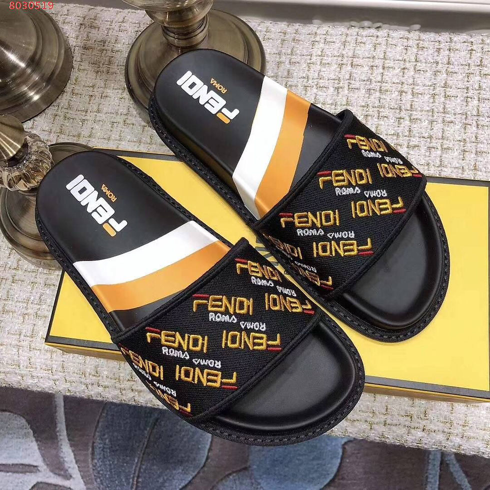 Thumbnail: FENDI Leather Slippers
