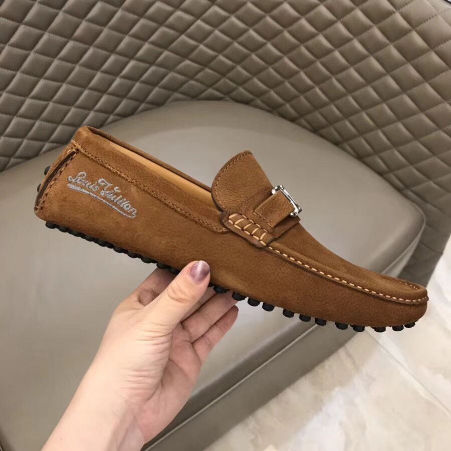 Thumbnail: LOUIS VUITTON Loafer Men's Leather Shoes
