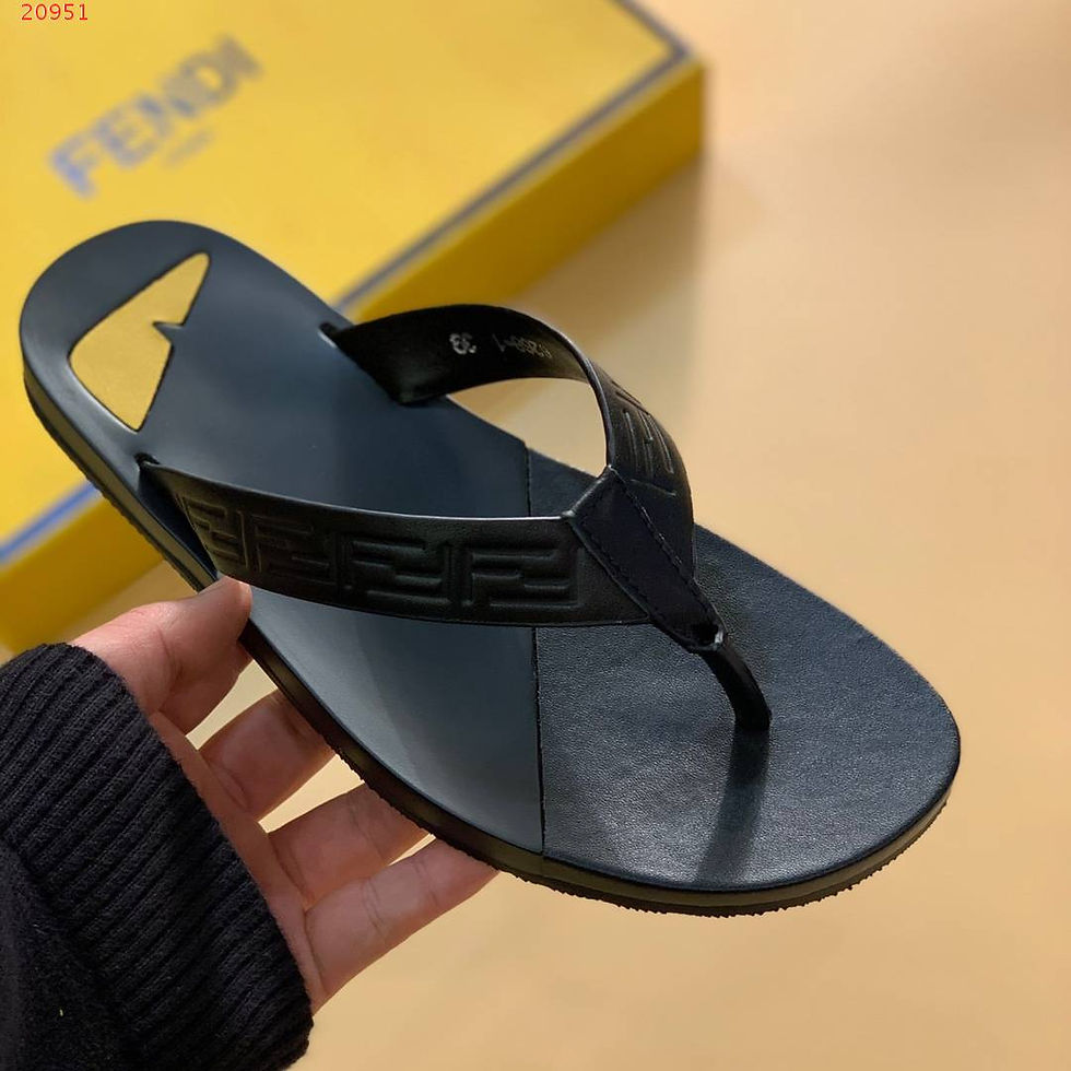 Thumbnail: FENDI Leather Slippers