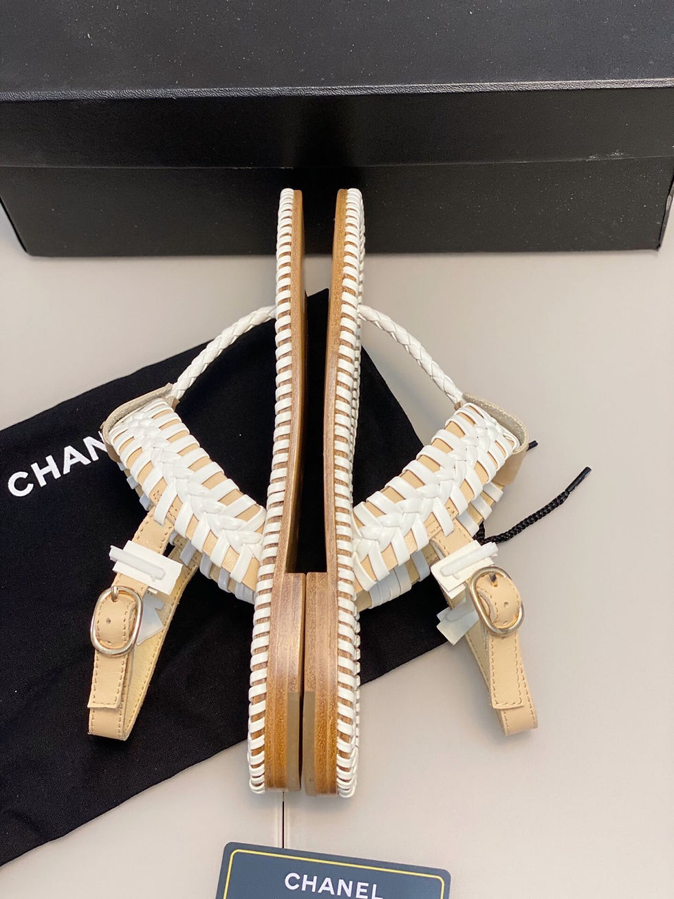 Thumbnail: CHANEL Leather Sandal