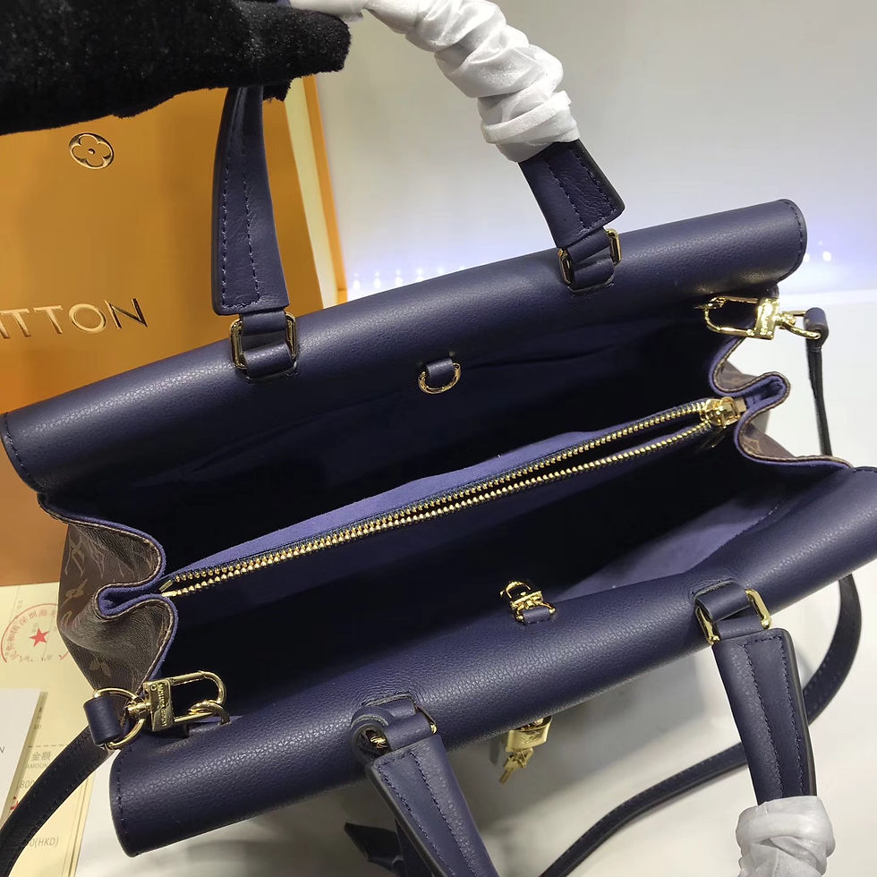 Miniatura: LOUIS VUITTON Monogram Canvas Leather Bag