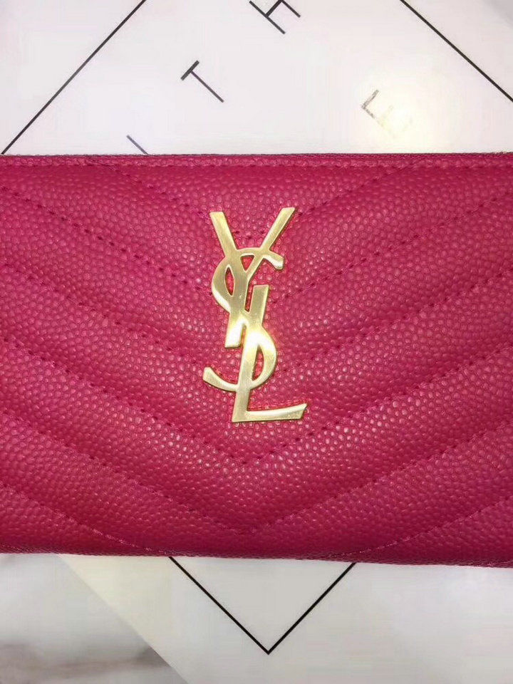 Thumbnail: YSL Strap Classic Leather Wallet