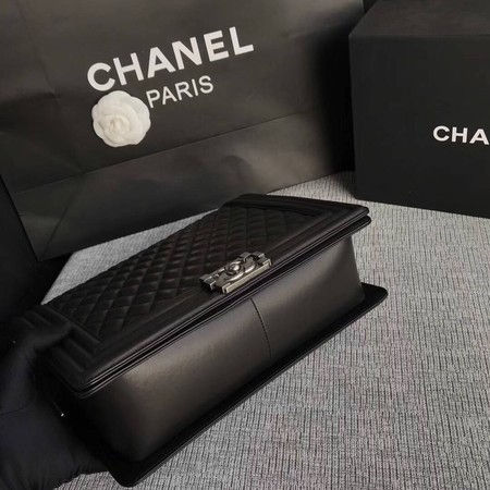 Thumbnail: CHANEL Boy Flap Sheepskin Leather Bag