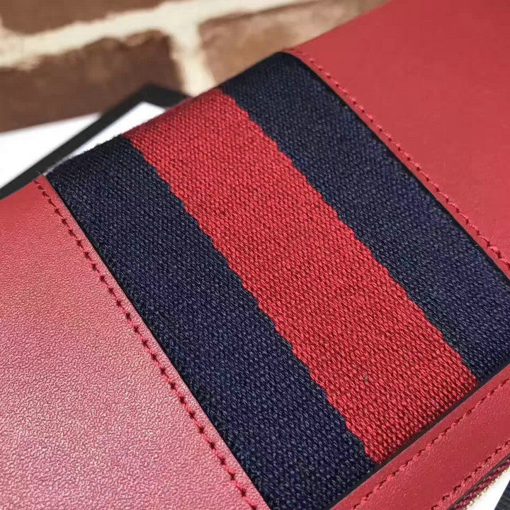 Thumbnail: GUCCI Marmont Zip Top Leather Wallet