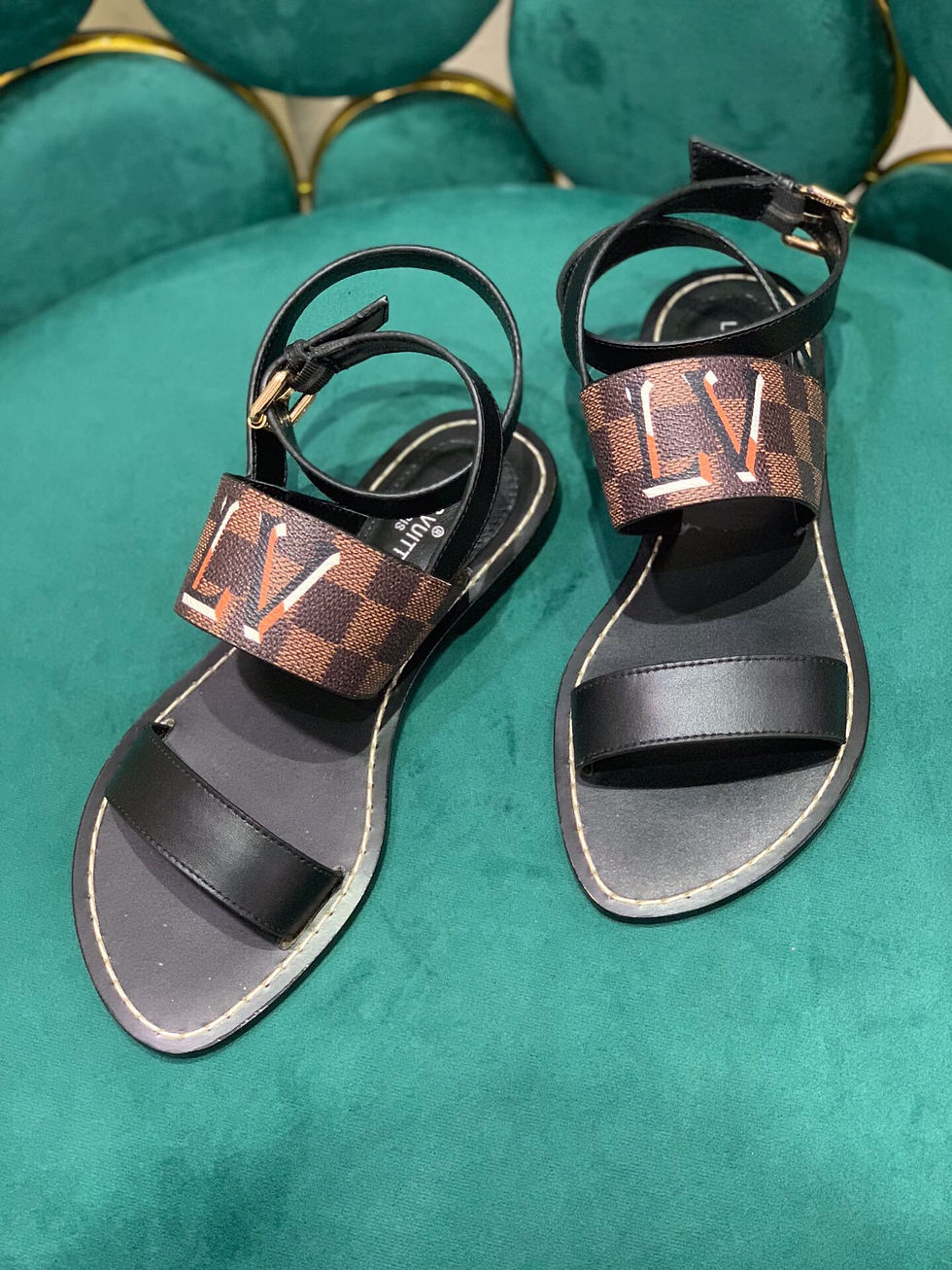 Thumbnail: LOUIS VUITTON Leather Sandal