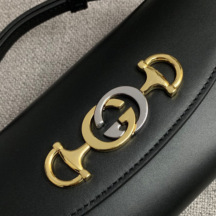 Thumbnail: GUCCI Zumi Smooth Small Leather Bag
