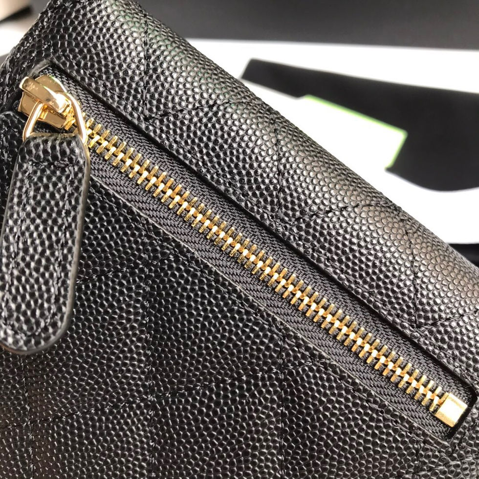 Thumbnail: CHANEL Quilted Sheepskin Leather Wallet