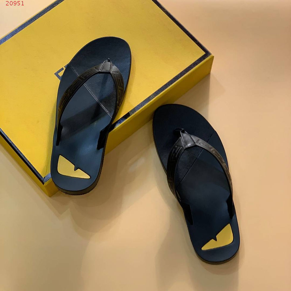 Thumbnail: FENDI Leather Slippers