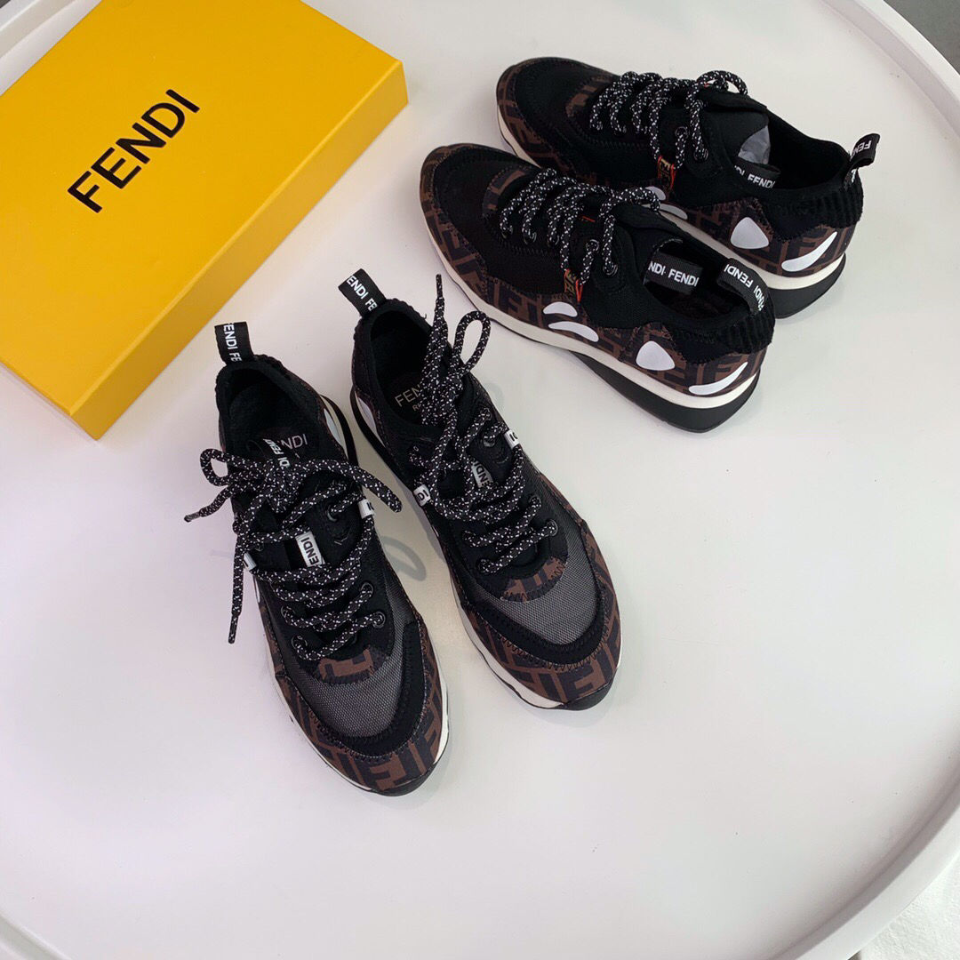 FENDI TECHNICAL MESH SNEAKERS