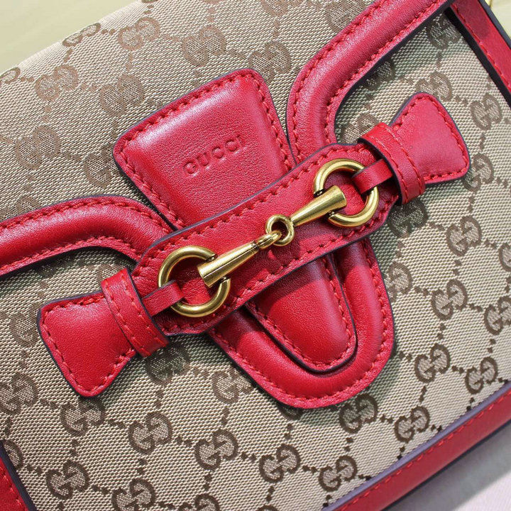 Thumbnail: GUCCI Leather Shoulder Mini Bag