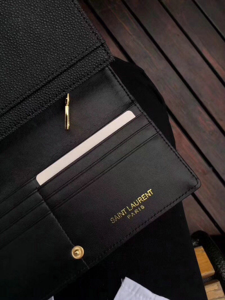 Thumbnail: YSL Strap Classic Leather Wallet