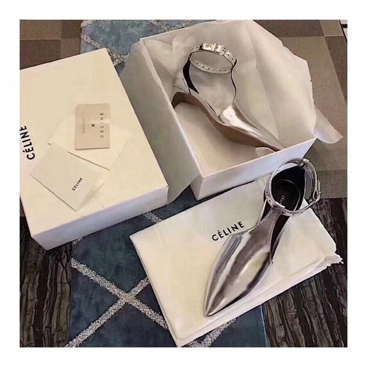 Thumbnail: CELINE Womens Leather Shoe