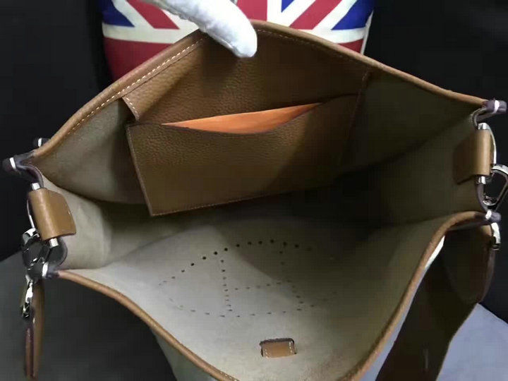 Thumbnail: HERMES Evelyne Leather Bag