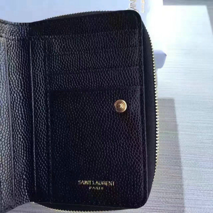 Thumbnail: YSL Strap Classic Leather Wallet