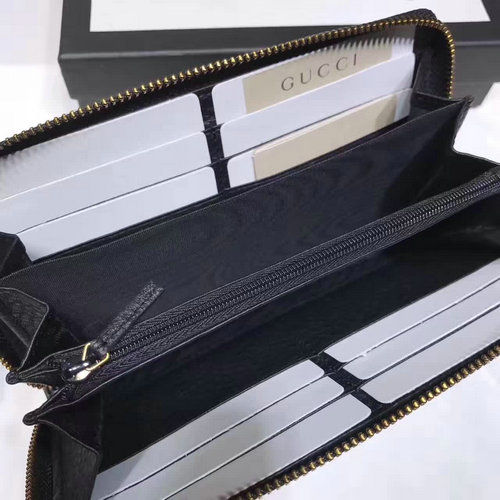 Thumbnail: GUCCI Marmont Zip Top Leather Wallet