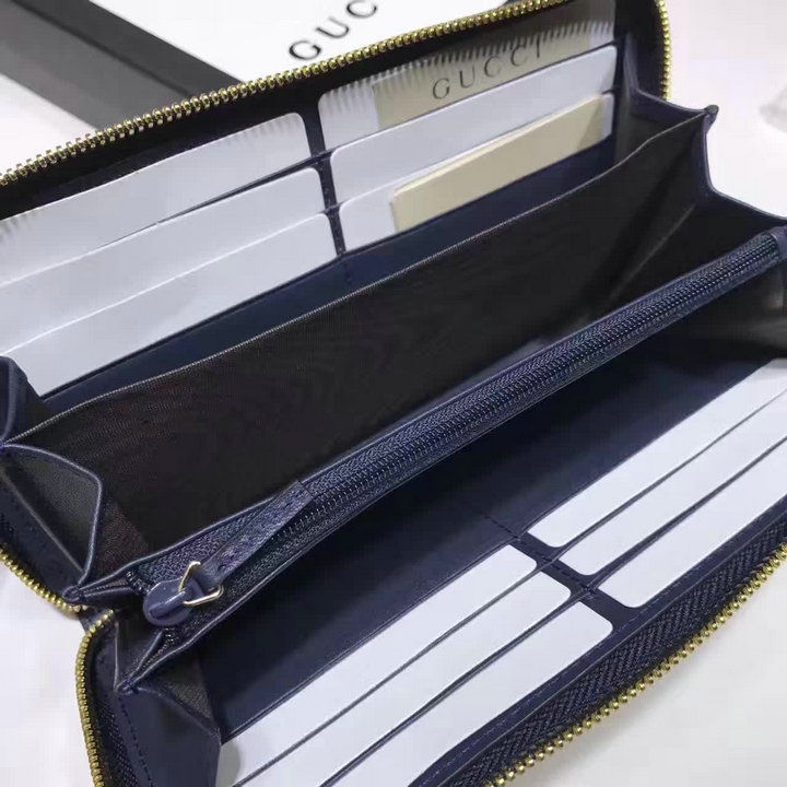 Thumbnail: GUCCI Marmont Zip Top Leather Wallet