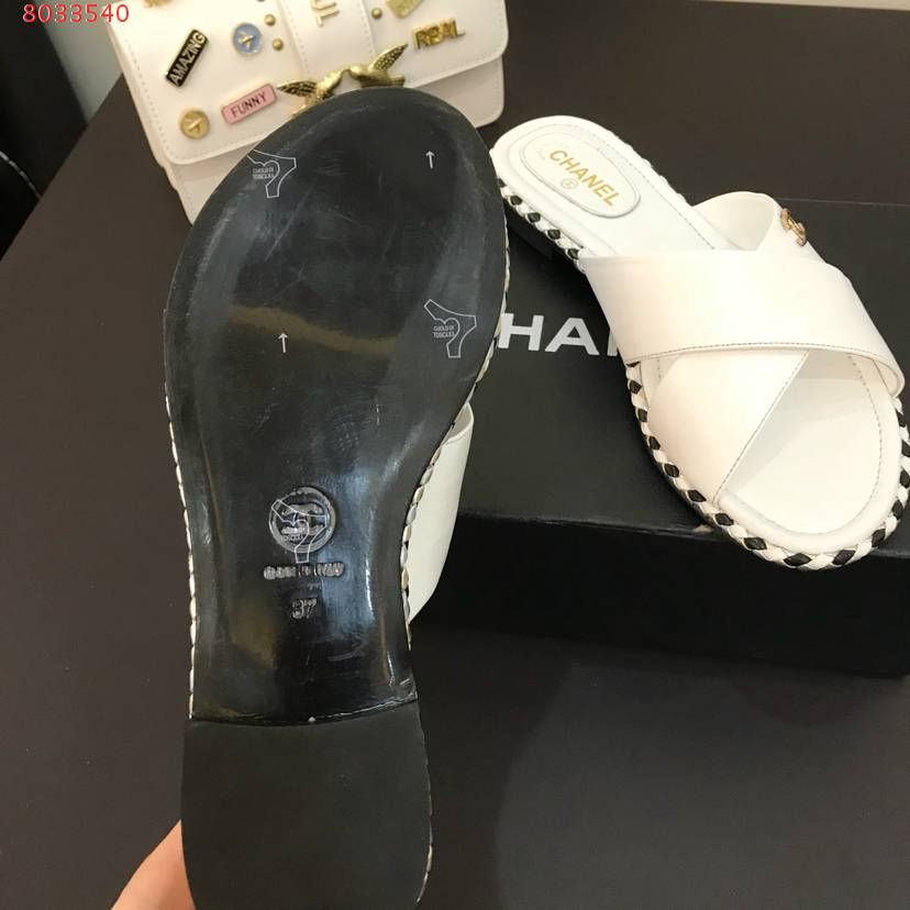 Thumbnail: CHANEL Leather Sandal