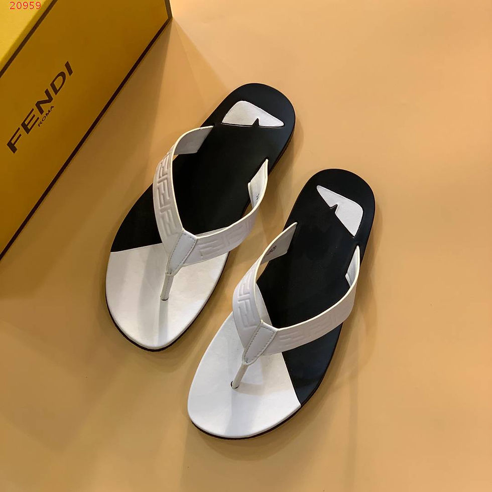 Thumbnail: FENDI Leather Slippers