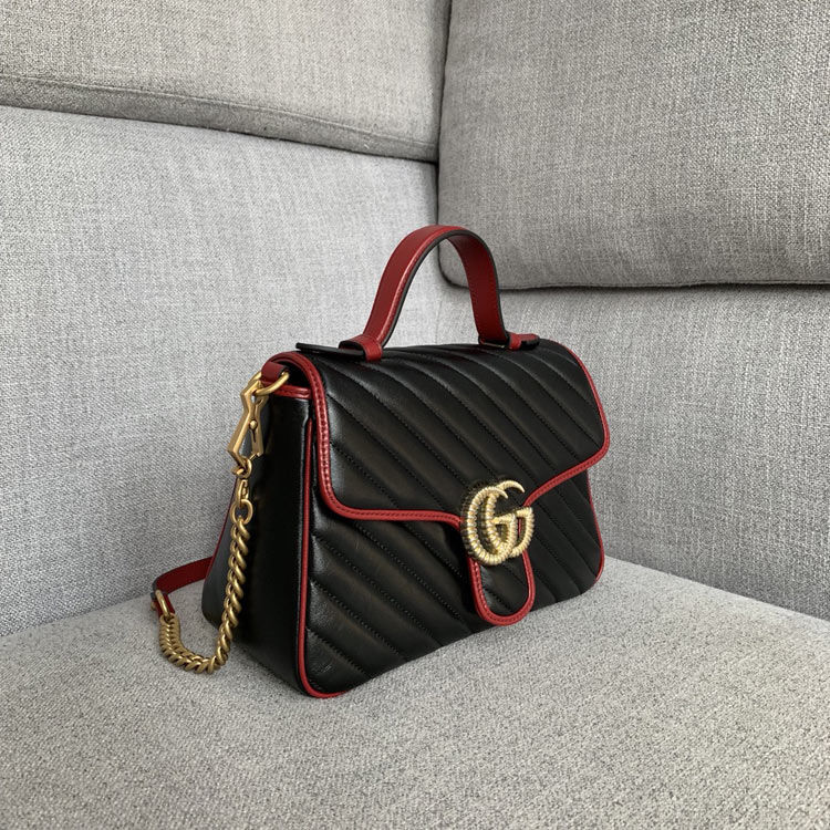 Thumbnail: GUCCI GG Marmont Top Handle Bag