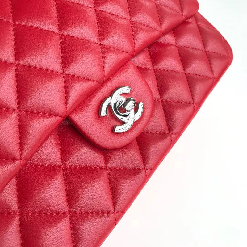 Thumbnail: CHANEL Quilted Lambskin Flap Leather Bag