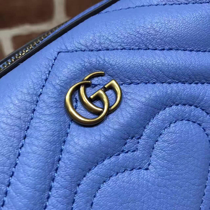 Thumbnail: GUCCI Zip Top Leather Wallet Purse