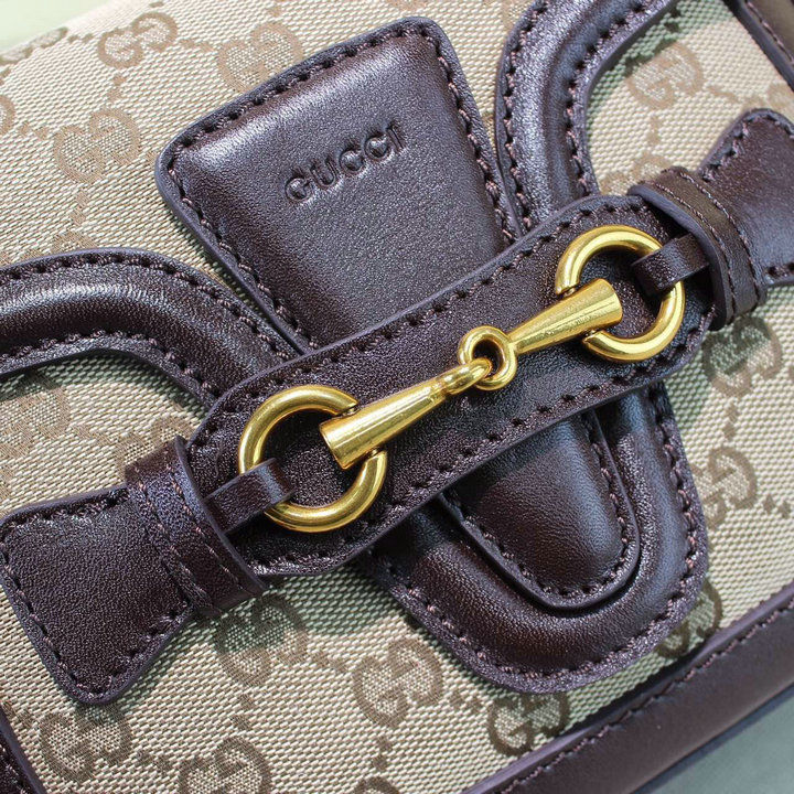 Miniatura: GUCCI Leather Shoulder Mini Bag