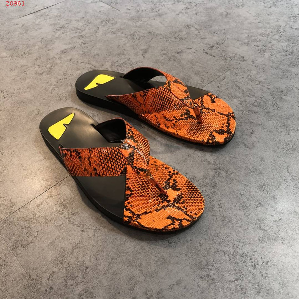 Thumbnail: FENDI Leather Slippers