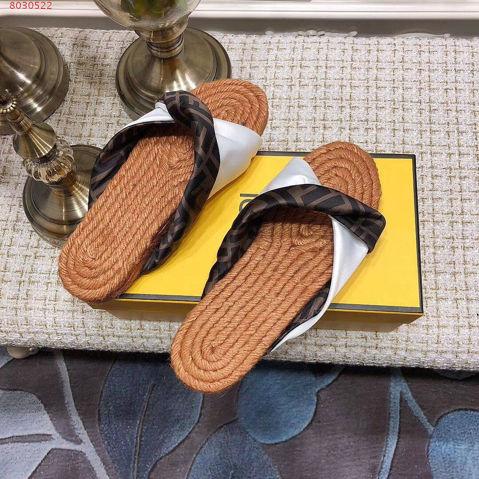 Thumbnail: FENDI Leather Slippers