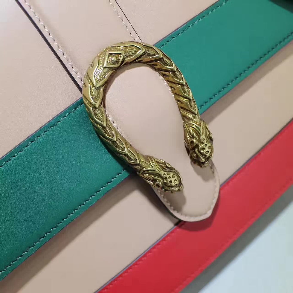 Thumbnail: GUCCI Embroidered Leather Shoulder Bag