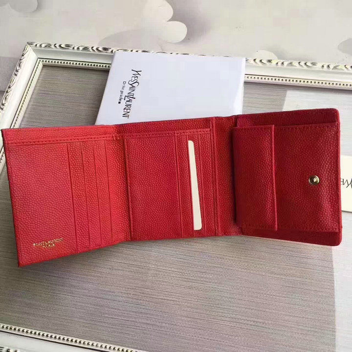 Thumbnail: YSL Strap Classic Leather Wallet