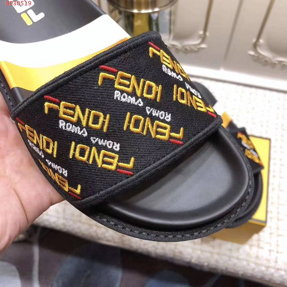 Thumbnail: FENDI Leather Slippers
