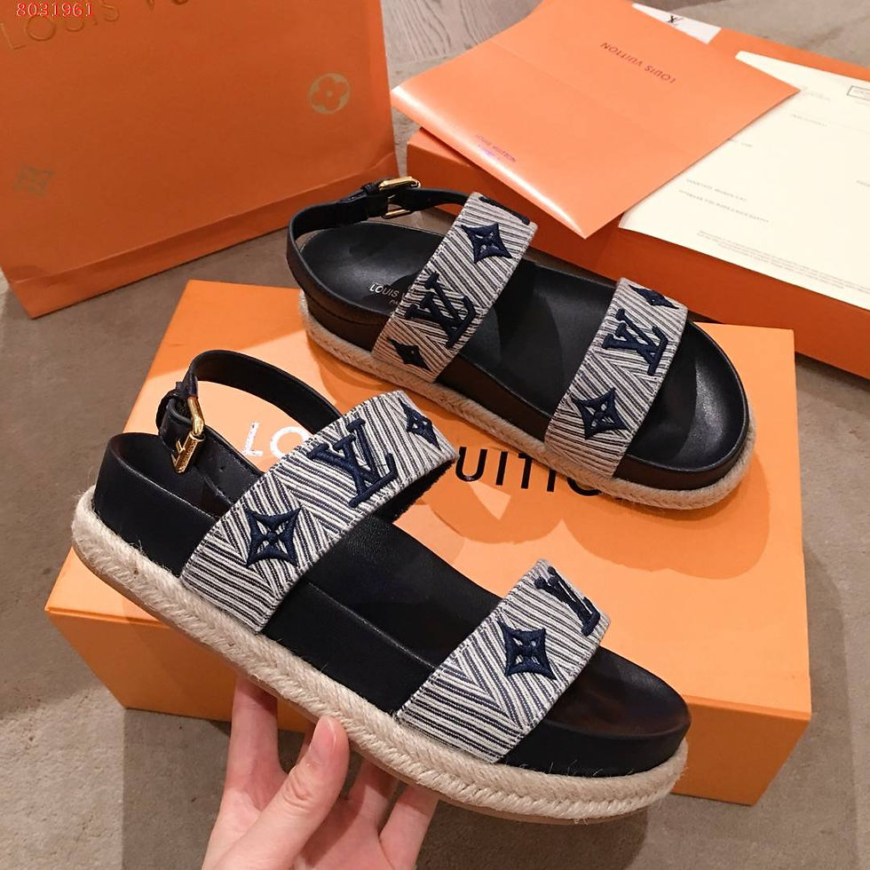 Thumbnail: LOUIS VUITTON Leather Sandal