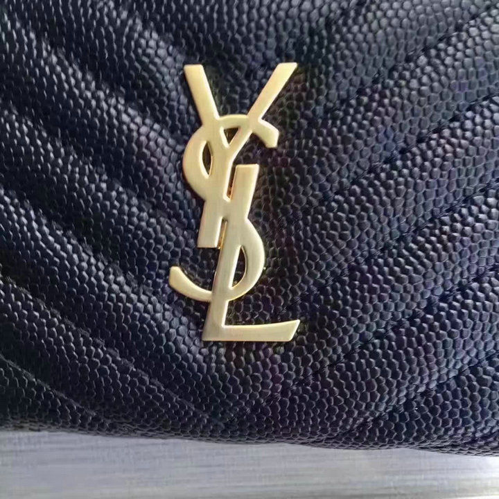 Thumbnail: YSL Strap Classic Leather Wallet