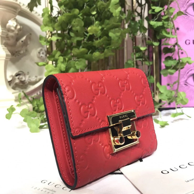 Thumbnail: GUCCI Padlock Leather Wallet