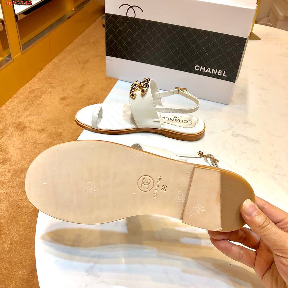 Thumbnail: CHANEL Leather Sandal